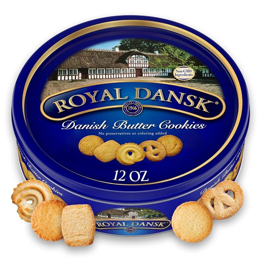 Danish Cookie Selection, No Preservatives or Coloring Added, 12 Oz. Pack of 1